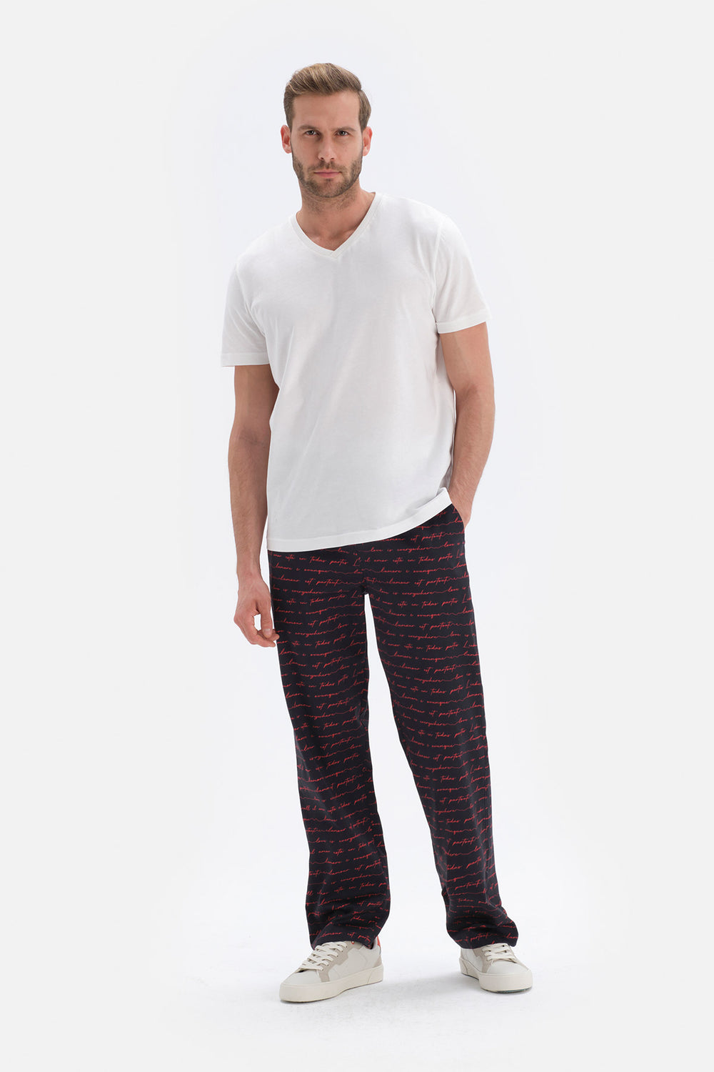 NAVY PYJAMA BOTTOM