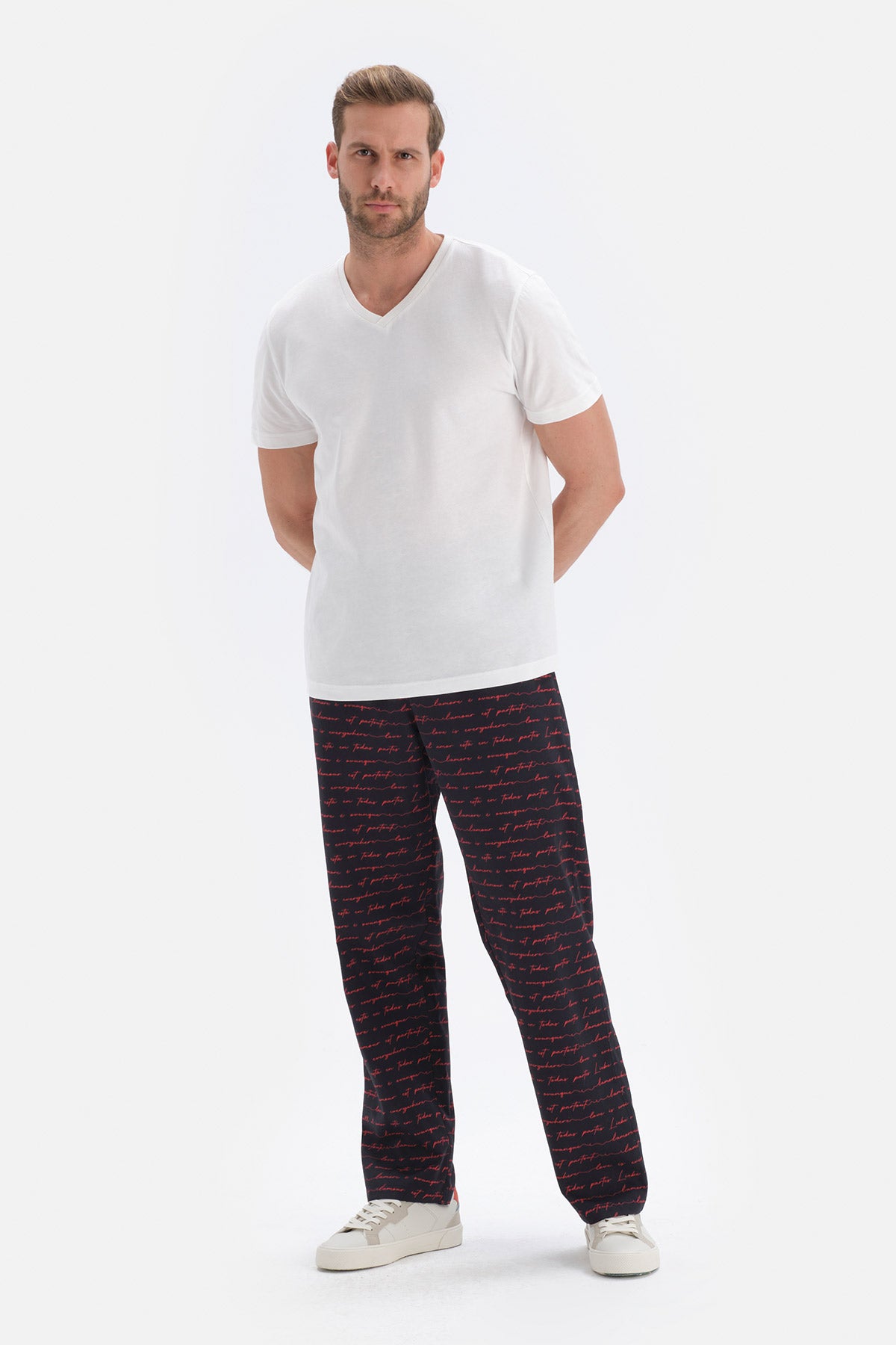 NAVY PYJAMA BOTTOM