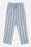 LIGHT BLUE WOVEN STRIPED PANTS
