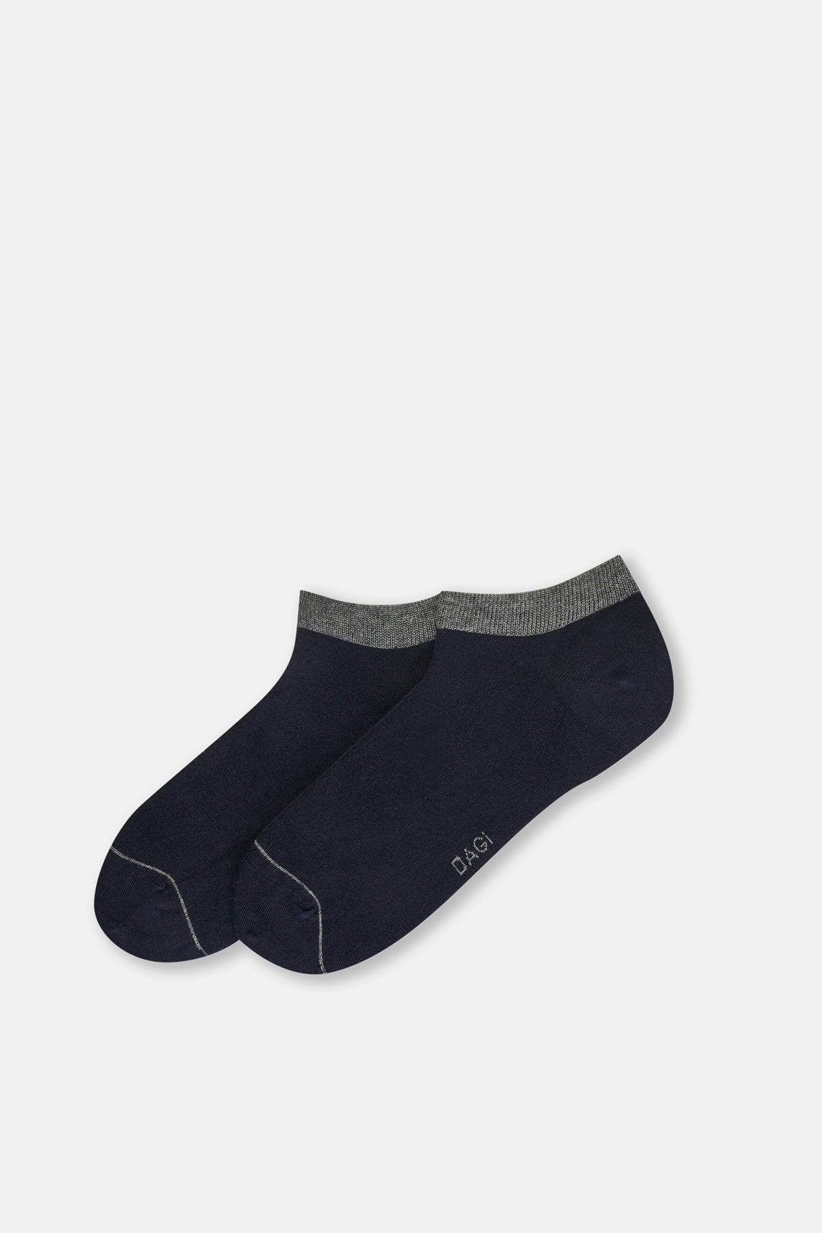 Koyu Indigo Erkek 2'Li Patik Çorap