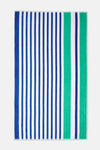NAVY - WHITE Stripe Pattern Beach Towel 85x150