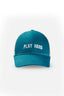 TEAL MEN PLAY HARD CAP HAT