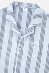 LIGHT BLUE WOVEN STRIPED SHIRT