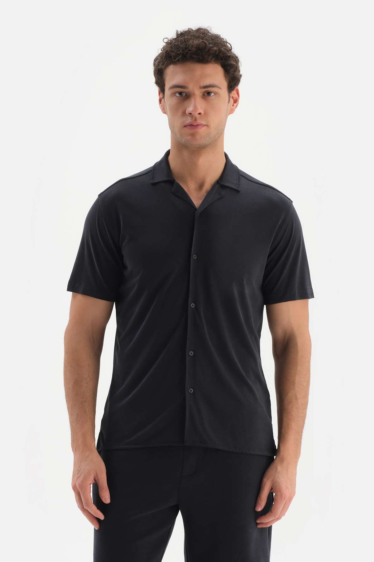 NAVY CUPRA SHORT SLEEVE SHIRT