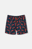 NAVY - ORANGE SHORTS