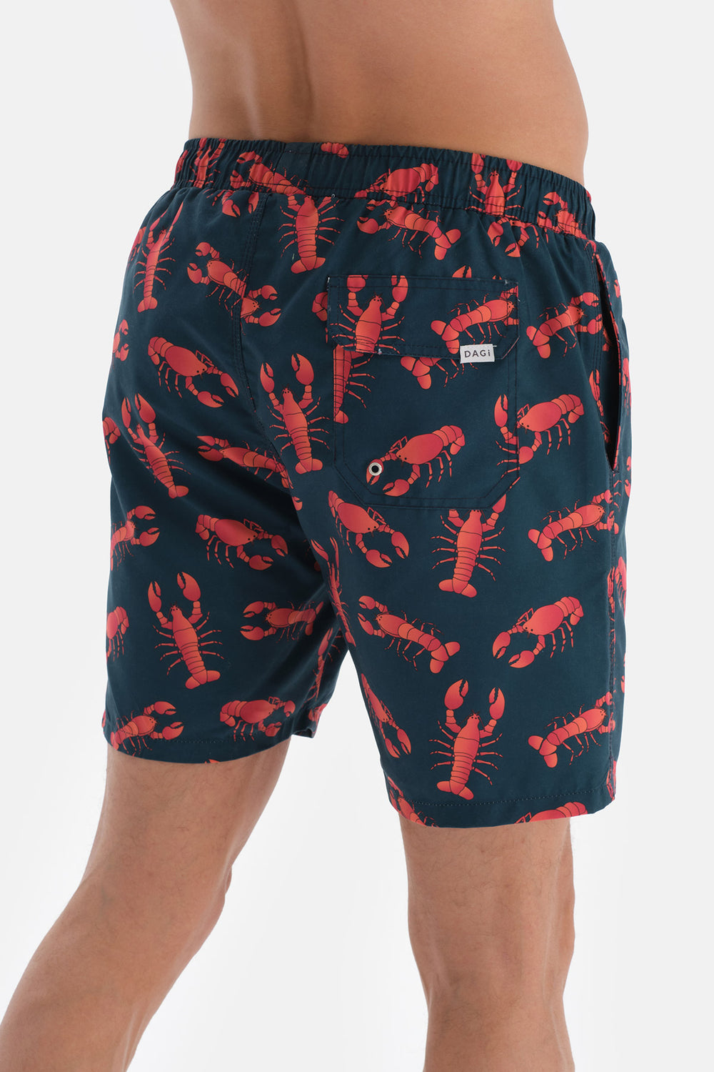 NAVY - ORANGE SHORTS