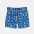 Turkuaz Caretta Desenli Orta Deniz Şortu
