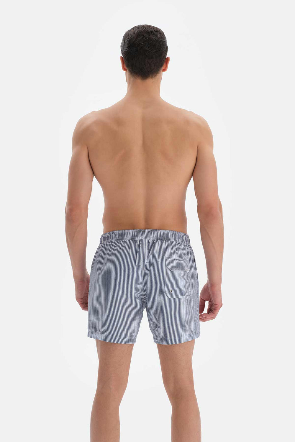 NAVY - WHITE SHORTS