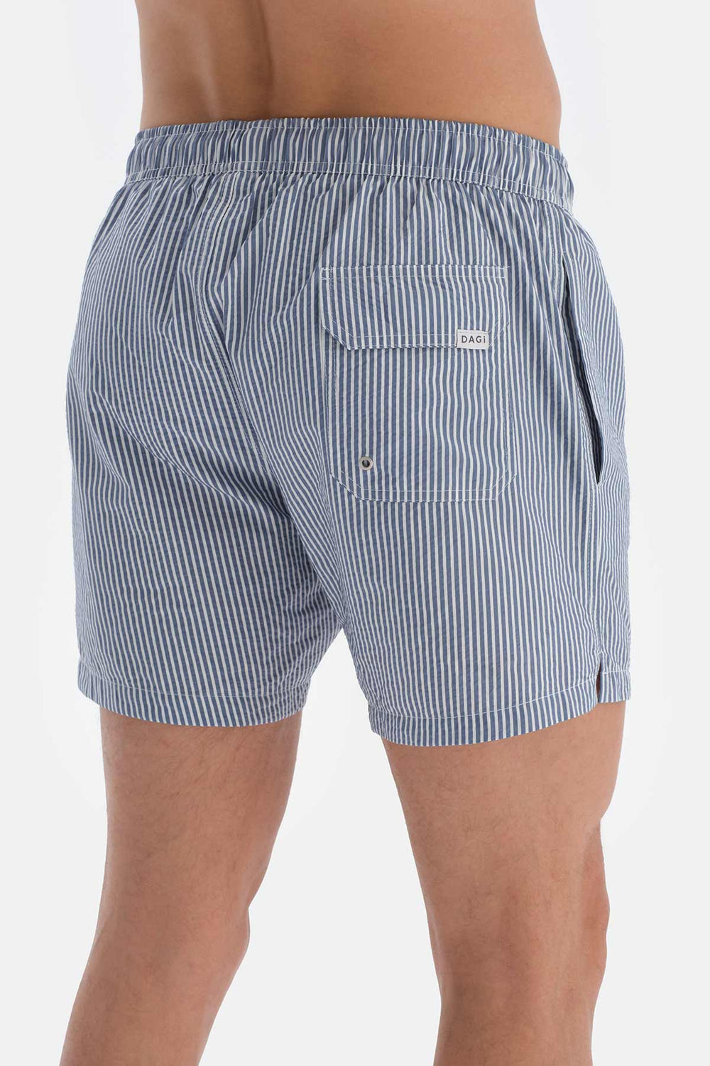 NAVY - WHITE SHORTS