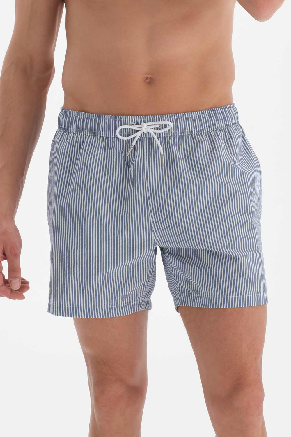 NAVY - WHITE SHORTS