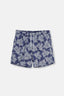Indigo Caretta Desenli Orta Boy Deniz Şortu