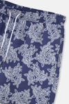 Indigo Caretta Desenli Orta Boy Deniz Şortu