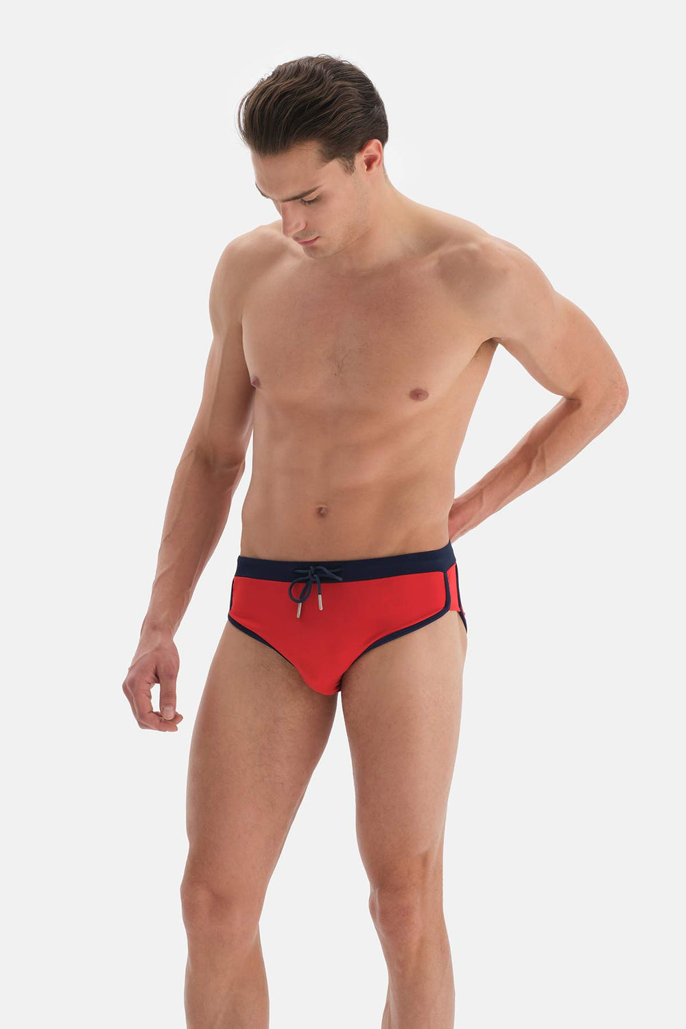 Kırmızı - Lacivert Slip Mayo