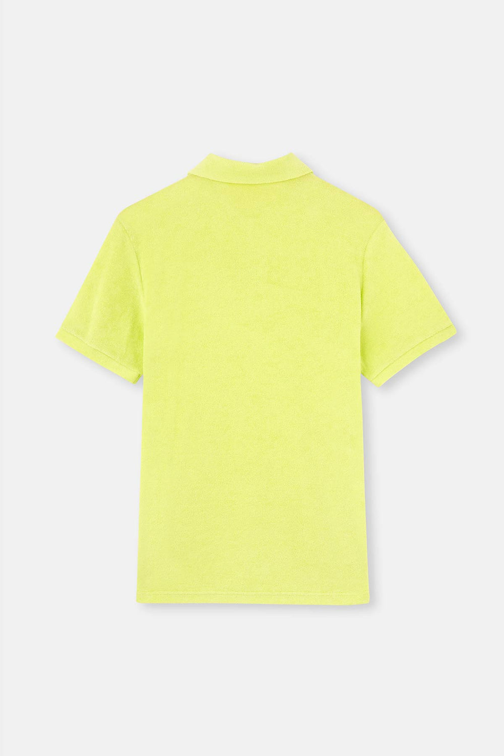 Neon Yeşil Havlu Polo Yaka Tişört