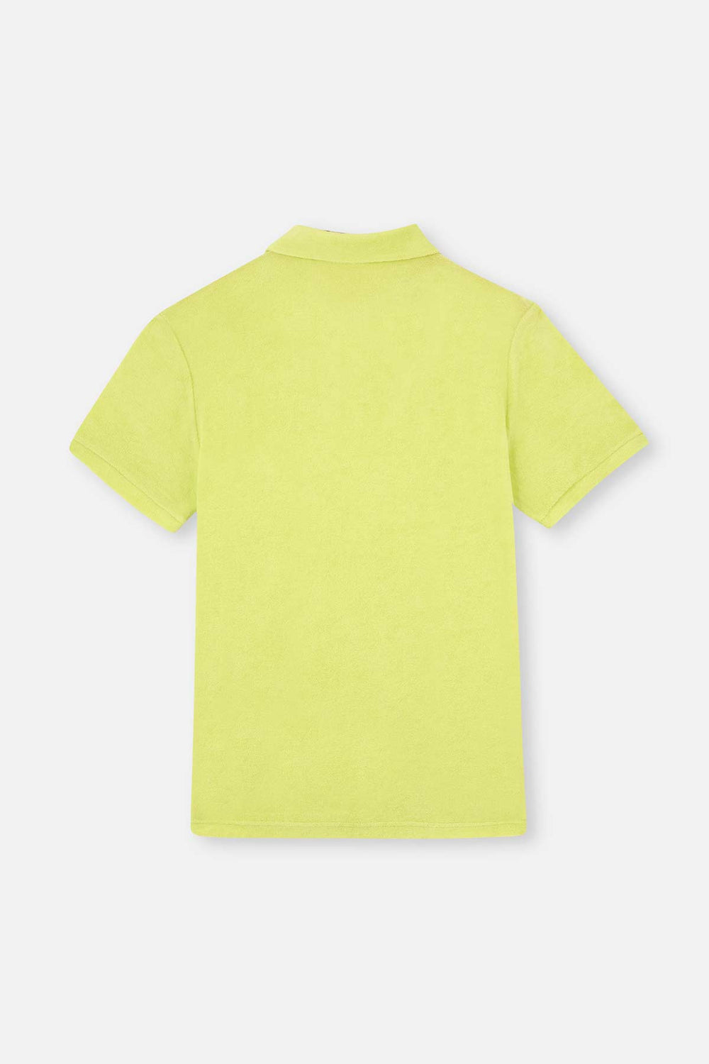 Neon Yeşil Havlu Polo Yaka Tişört