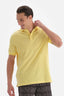 Açık Sarı Pike Polo Yaka T-Shirt