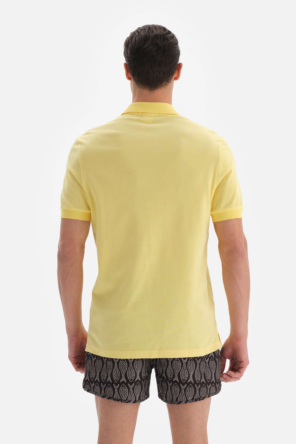 Açık Sarı Pike Polo Yaka T-Shirt