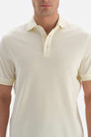 Ekru Pike Polo Yaka T-Shirt