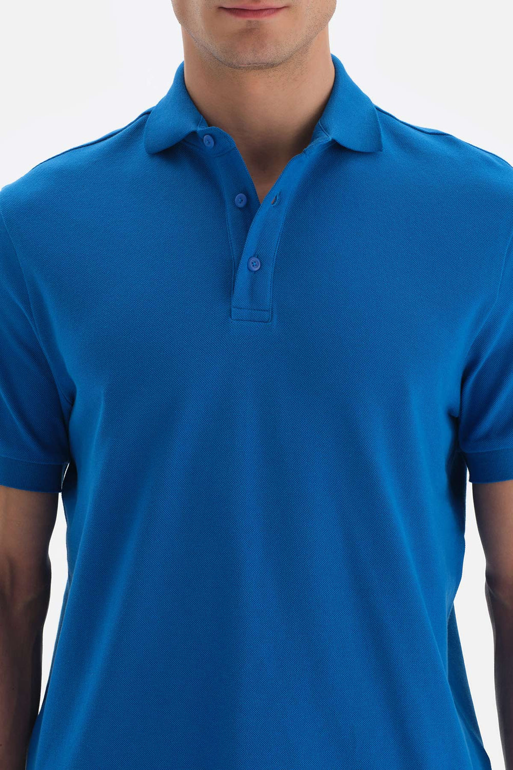 Turkuaz Pike Polo Yaka T-Shirt