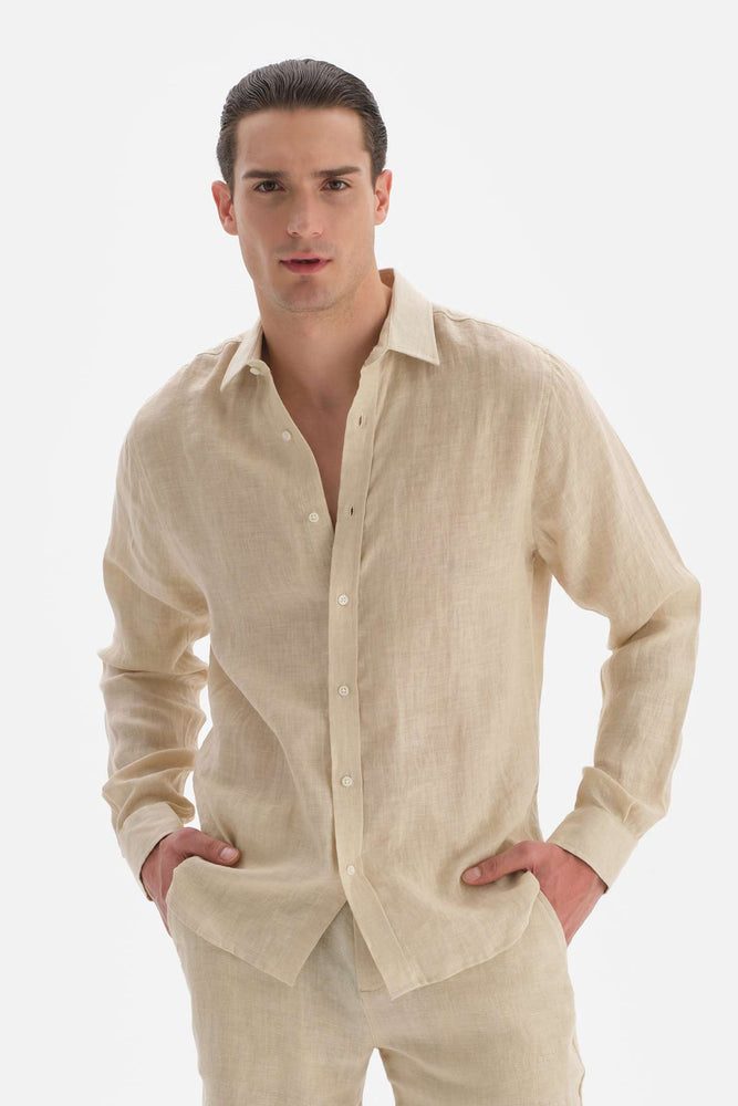 BEIGE SHIRT