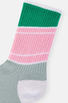 GREEN - WHITE SOCKS