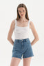 WHITE STRAPPY ATHLET