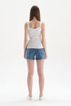 WHITE STRAPPY ATHLET