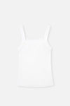 WHITE STRAPPY ATHLET