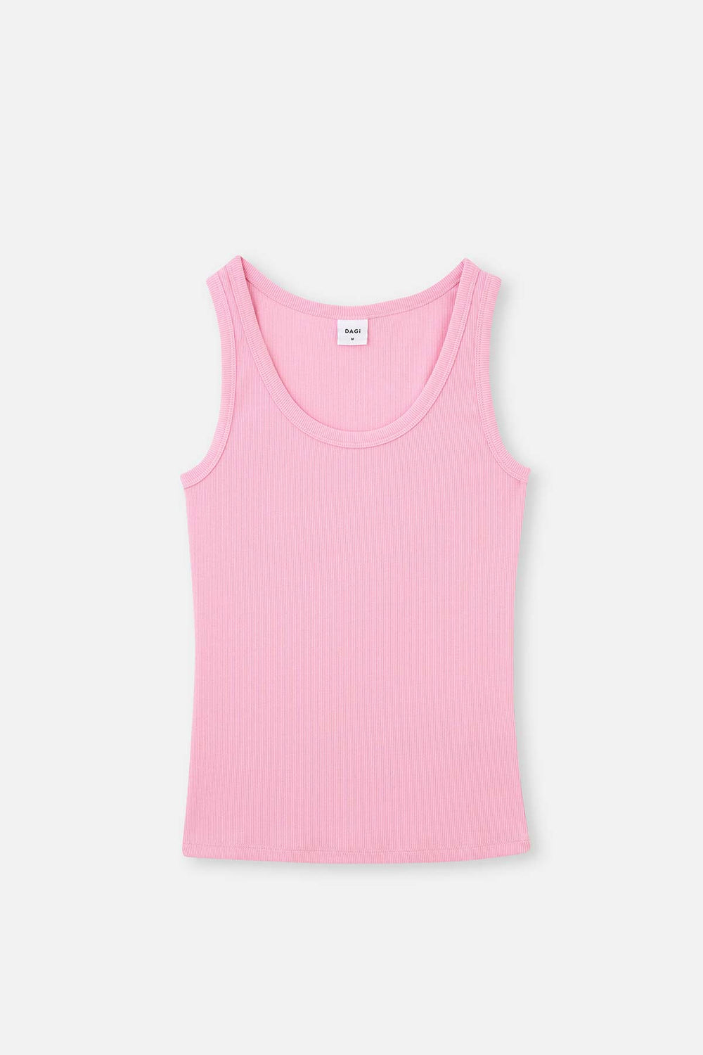 PINK THICK STRAP RIBBED ATHLET