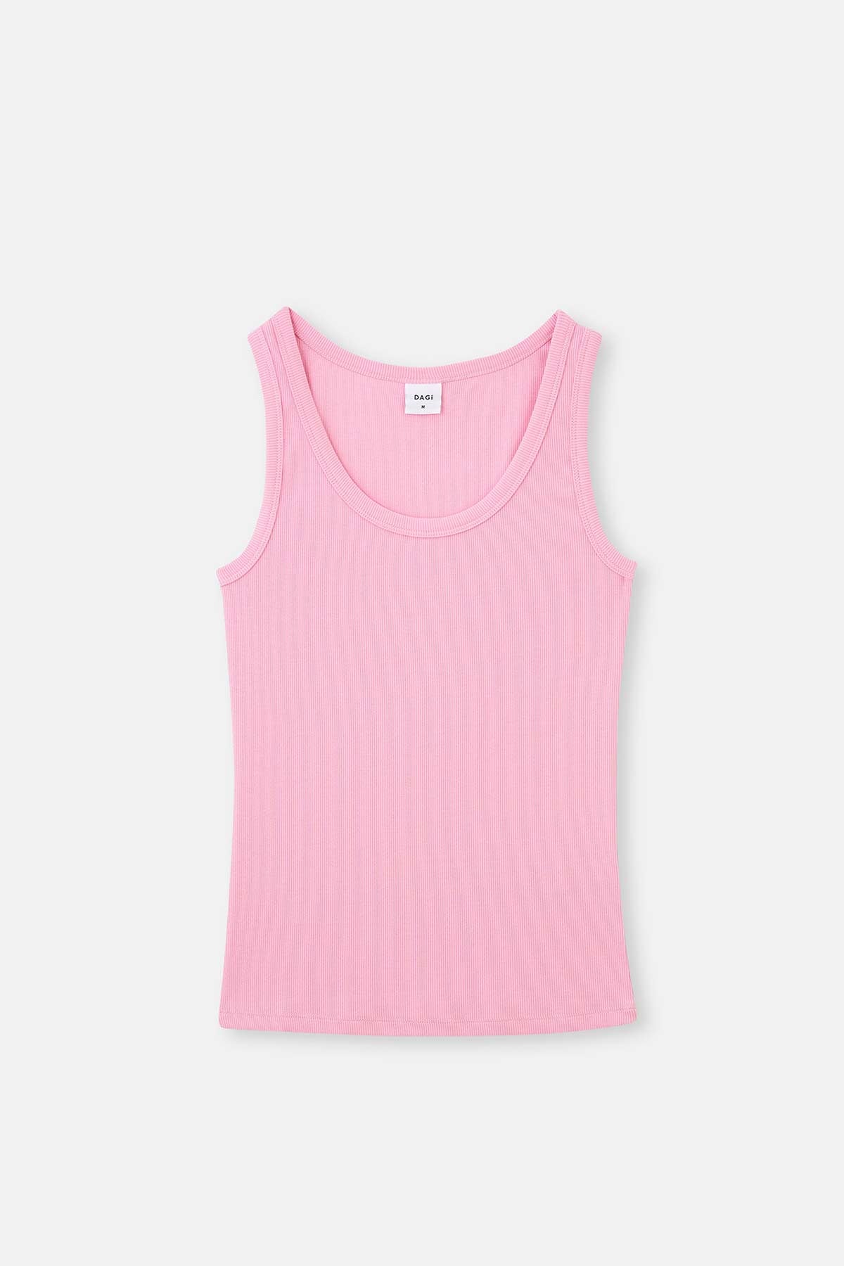 PINK THICK STRAP RIBBED ATHLET