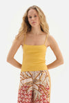 MUSTARD THIN STRAP RIB ATHLET