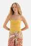 MUSTARD THIN STRAP RIB ATHLET