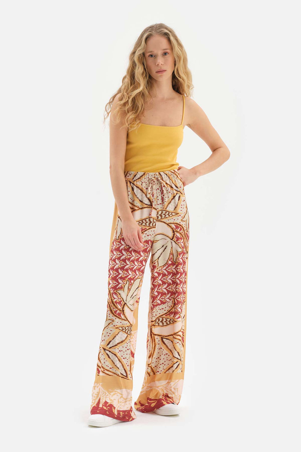 MUSTARD THIN STRAP RIB ATHLET
