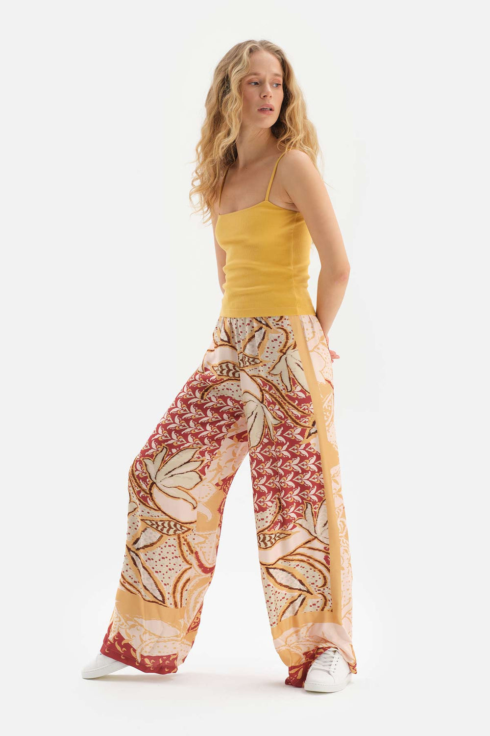 MUSTARD THIN STRAP RIB ATHLET
