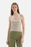 STONE GREY THIN STRAP RIB ATHLET