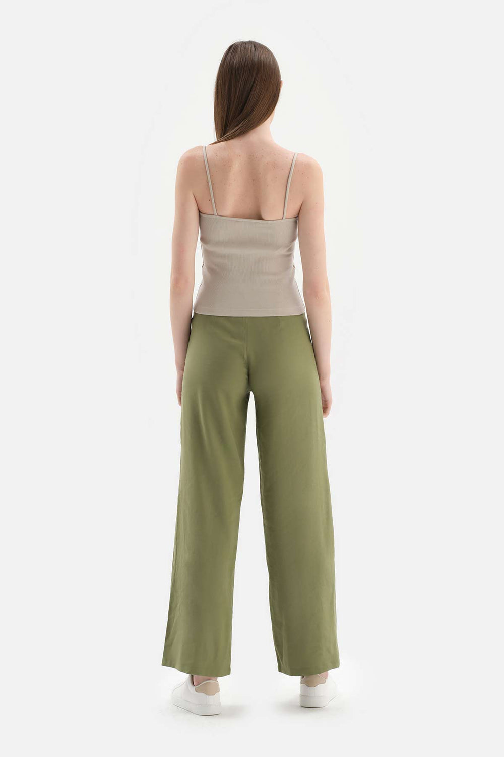 STONE GREY THIN STRAP RIB ATHLET