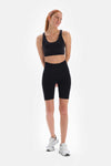 Siyah Dagi Active Seamless Şekillendirici Biker Tayt