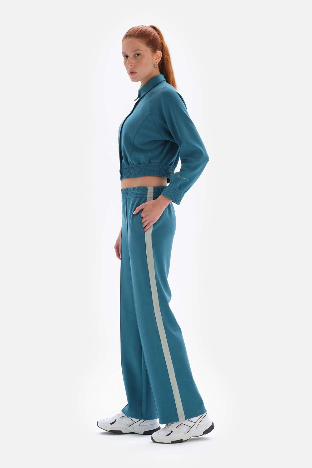 TEAL TRACKSUIT BOTTOM