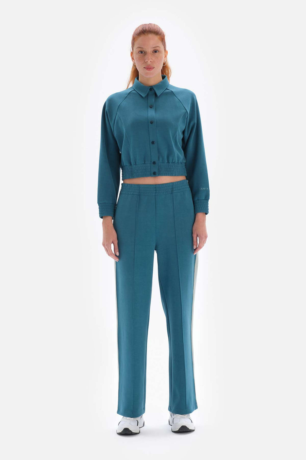 TEAL TRACKSUIT BOTTOM