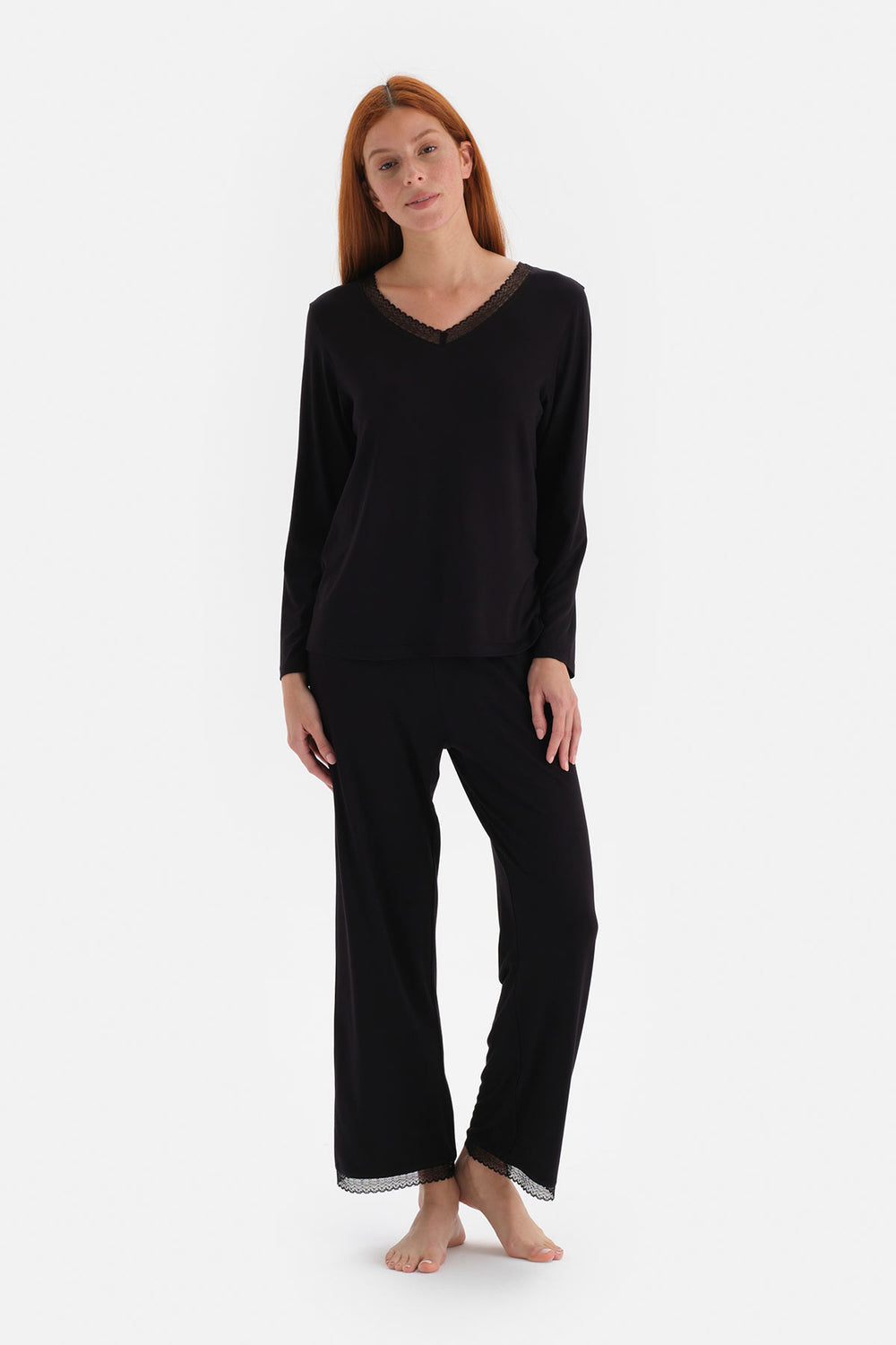 BLACK PYJAMA SET