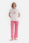 WHITE PYJAMA SET