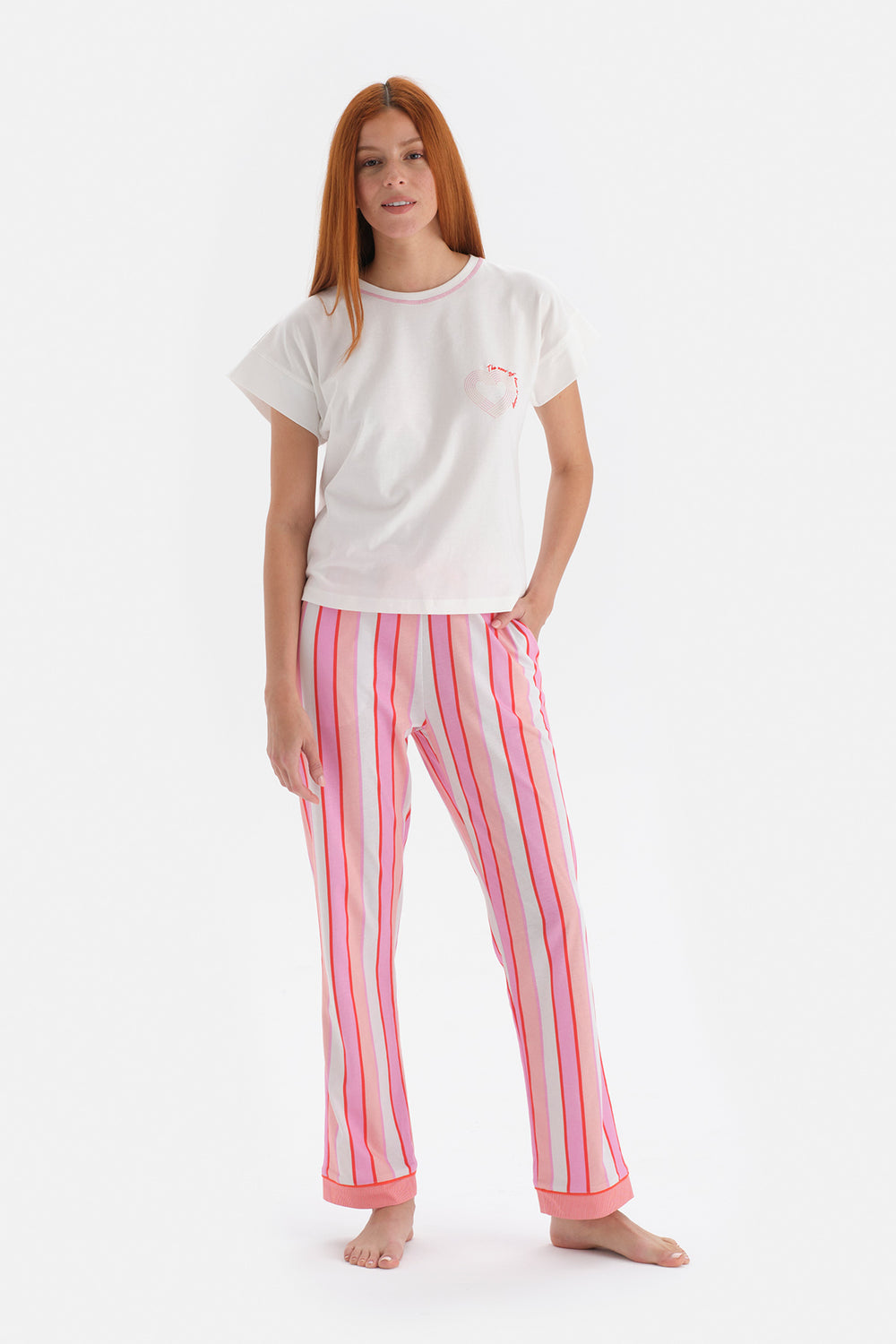 WHITE PYJAMA SET