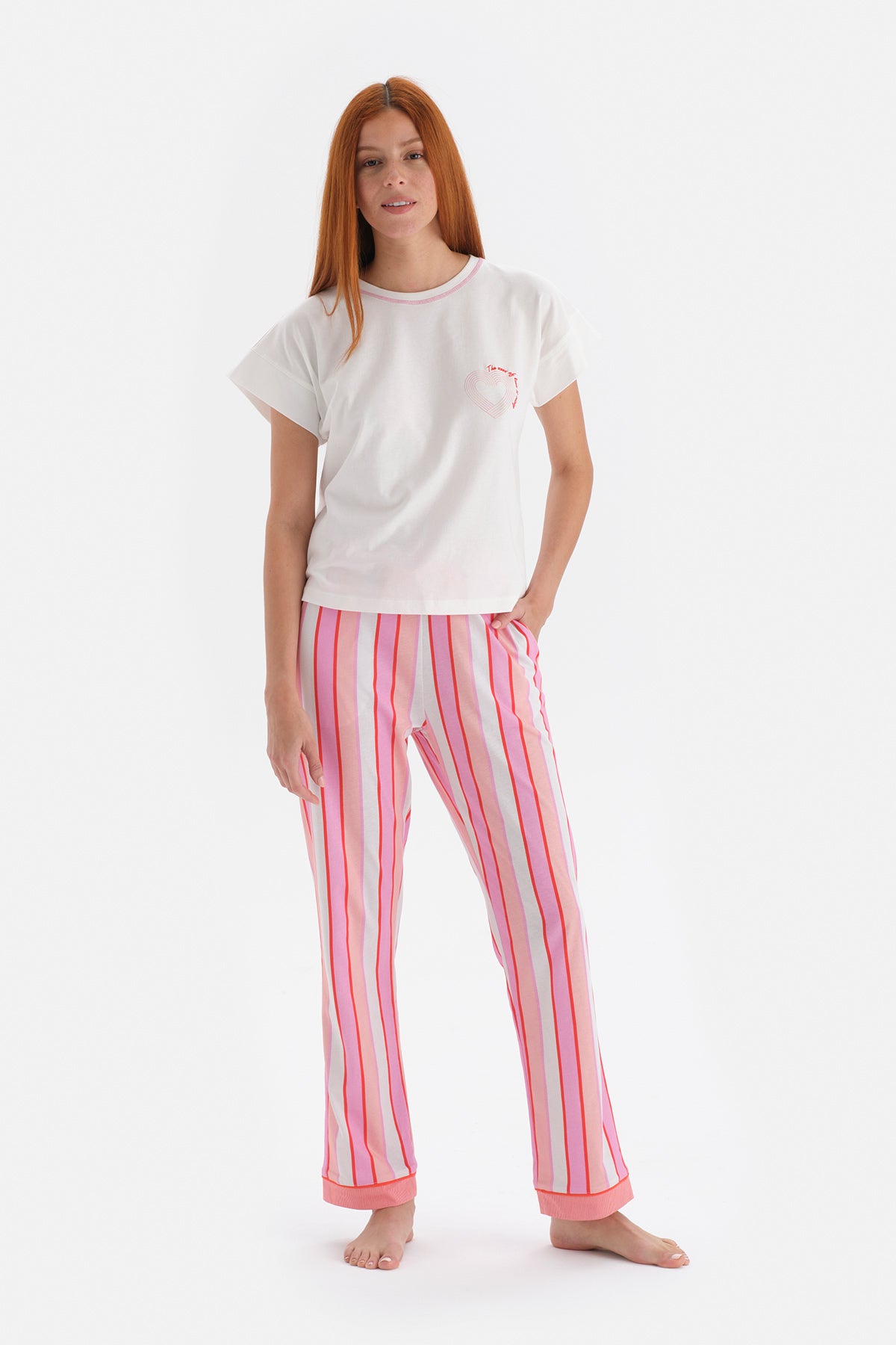 WHITE PYJAMA SET