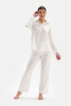 WHITE PYJAMA SET
