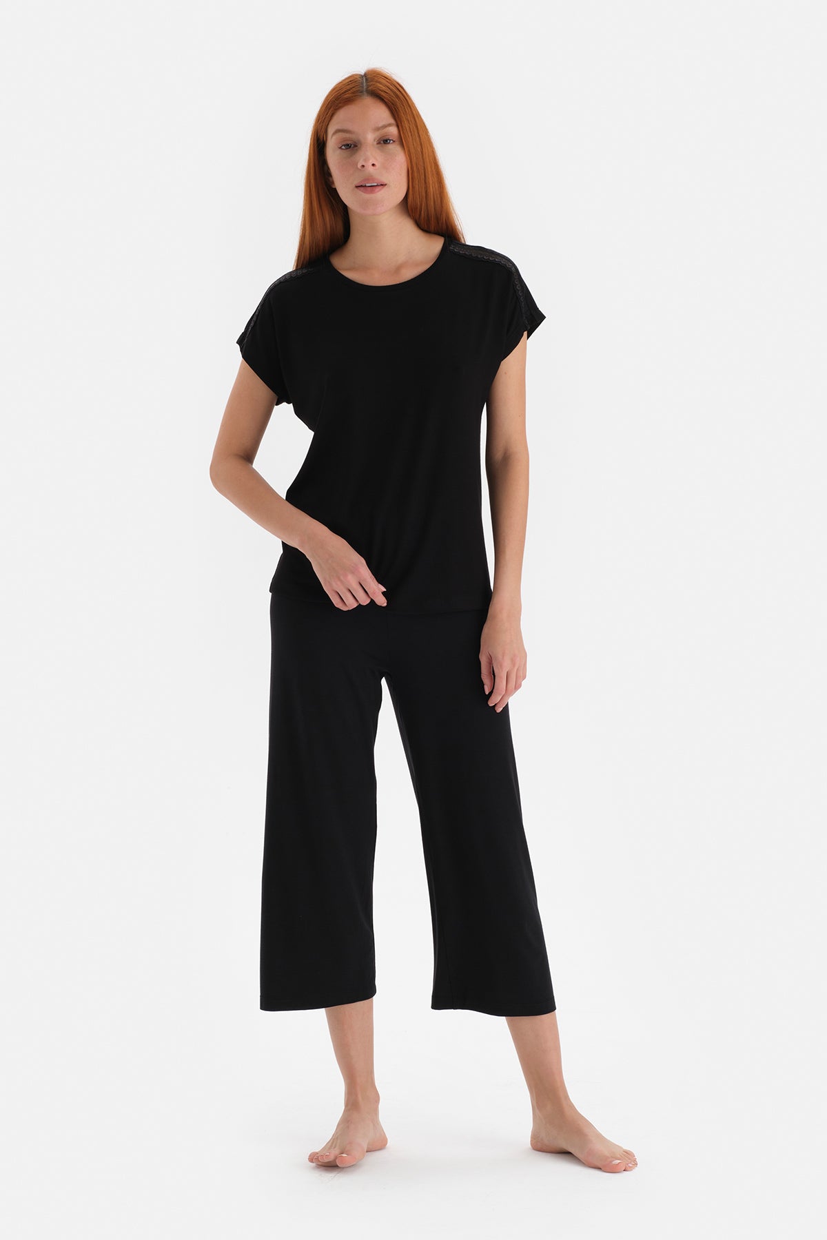 BLACK PYJAMA SET