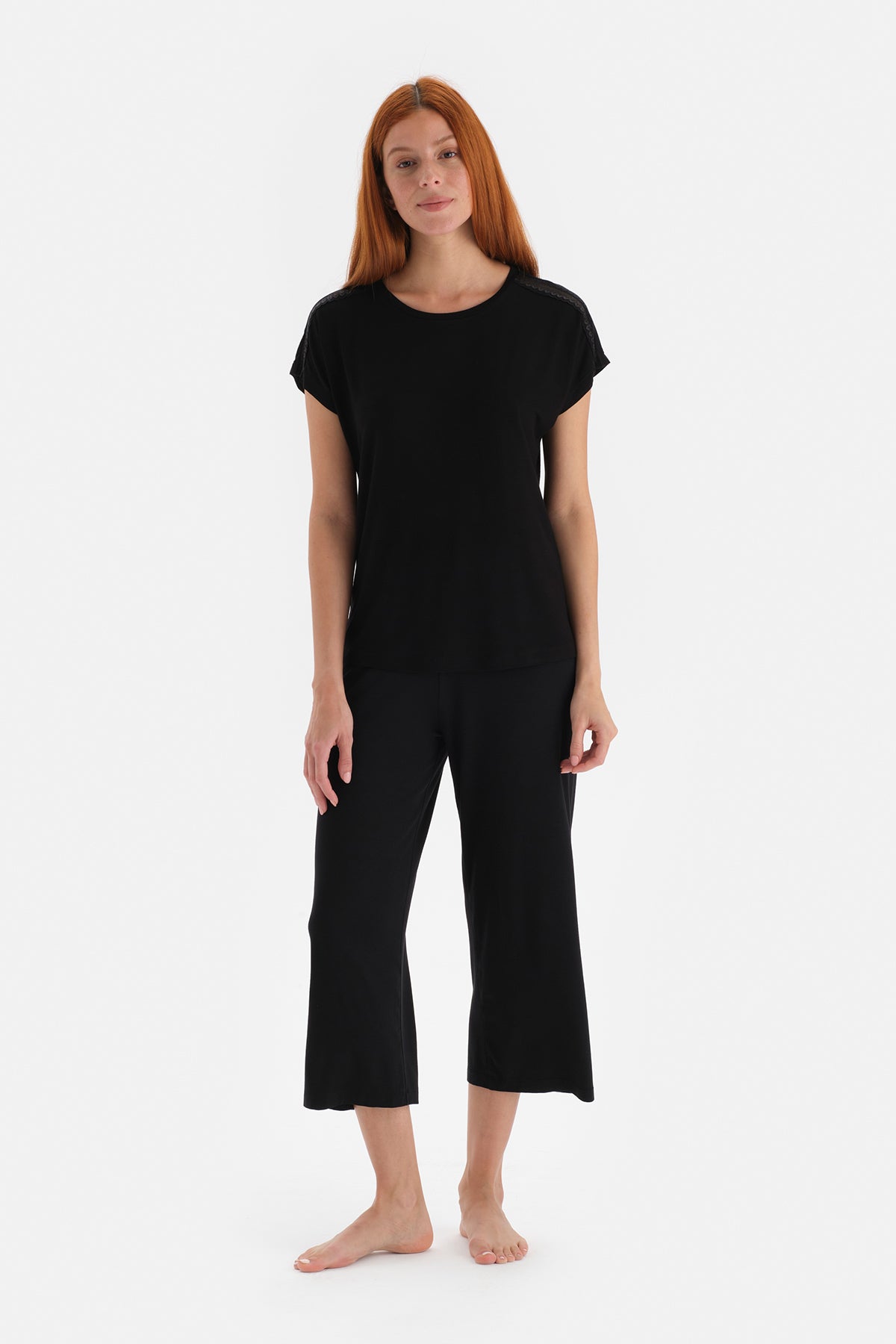 BLACK PYJAMA SET