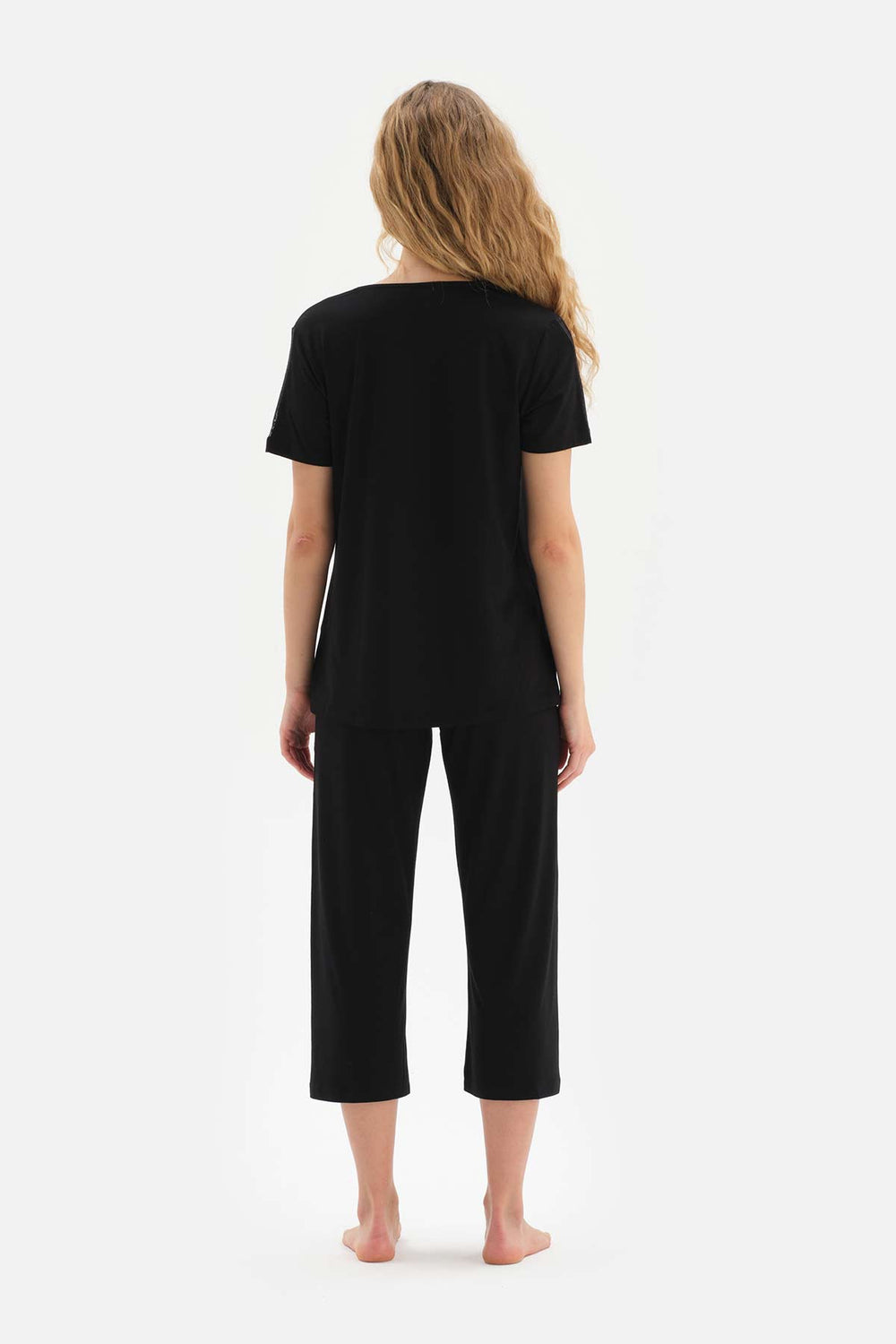 BLACK PYJAMA SET