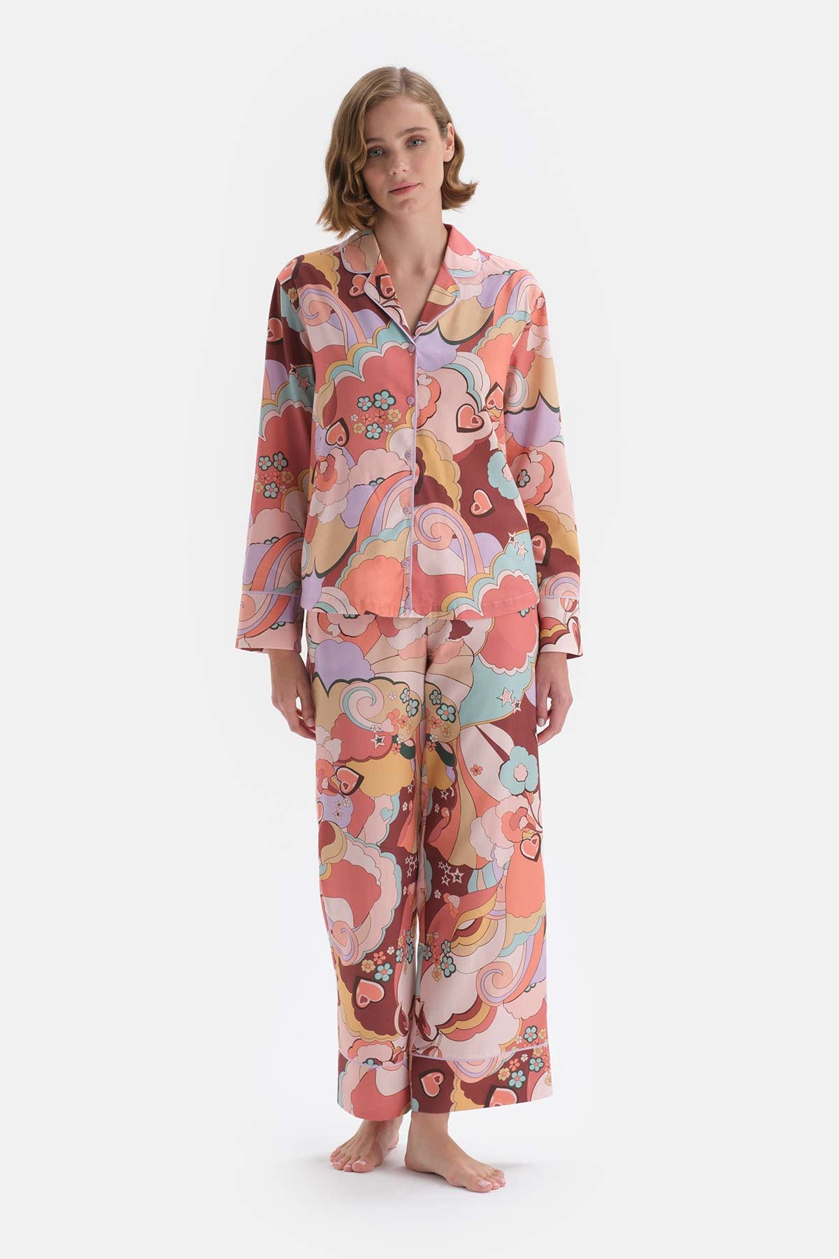 MULTI COLOUR PYJAMA SET