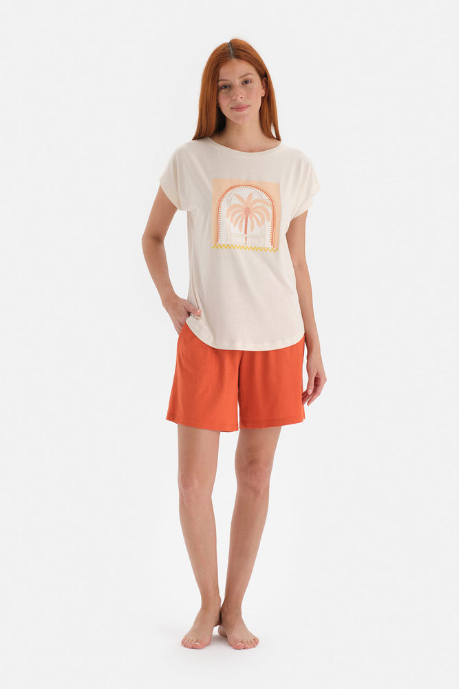 OFF WHITE PYJAMA SET