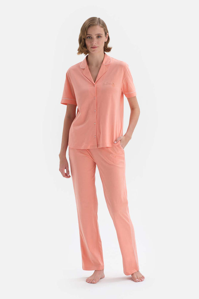 SALMON PYJAMA SET